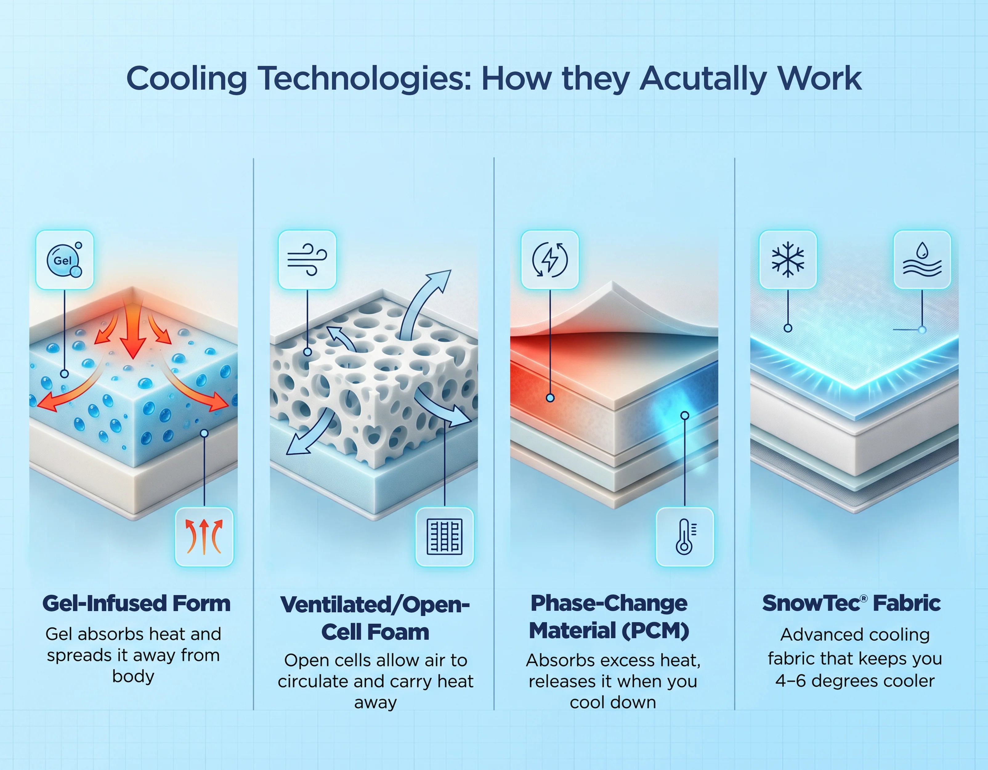 How Cooling Mattresses Actually Work