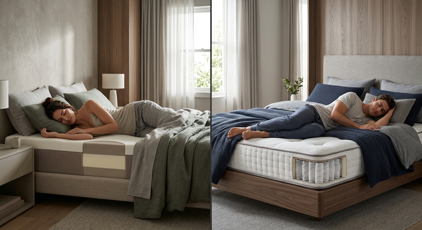 Memory Foam vs Pocket Sprung
